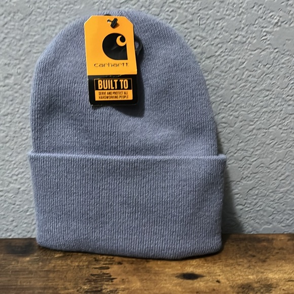 Carhartt (Thunder cloud color )Knit Beanie please dont quote me on color - Picture 5 of 5